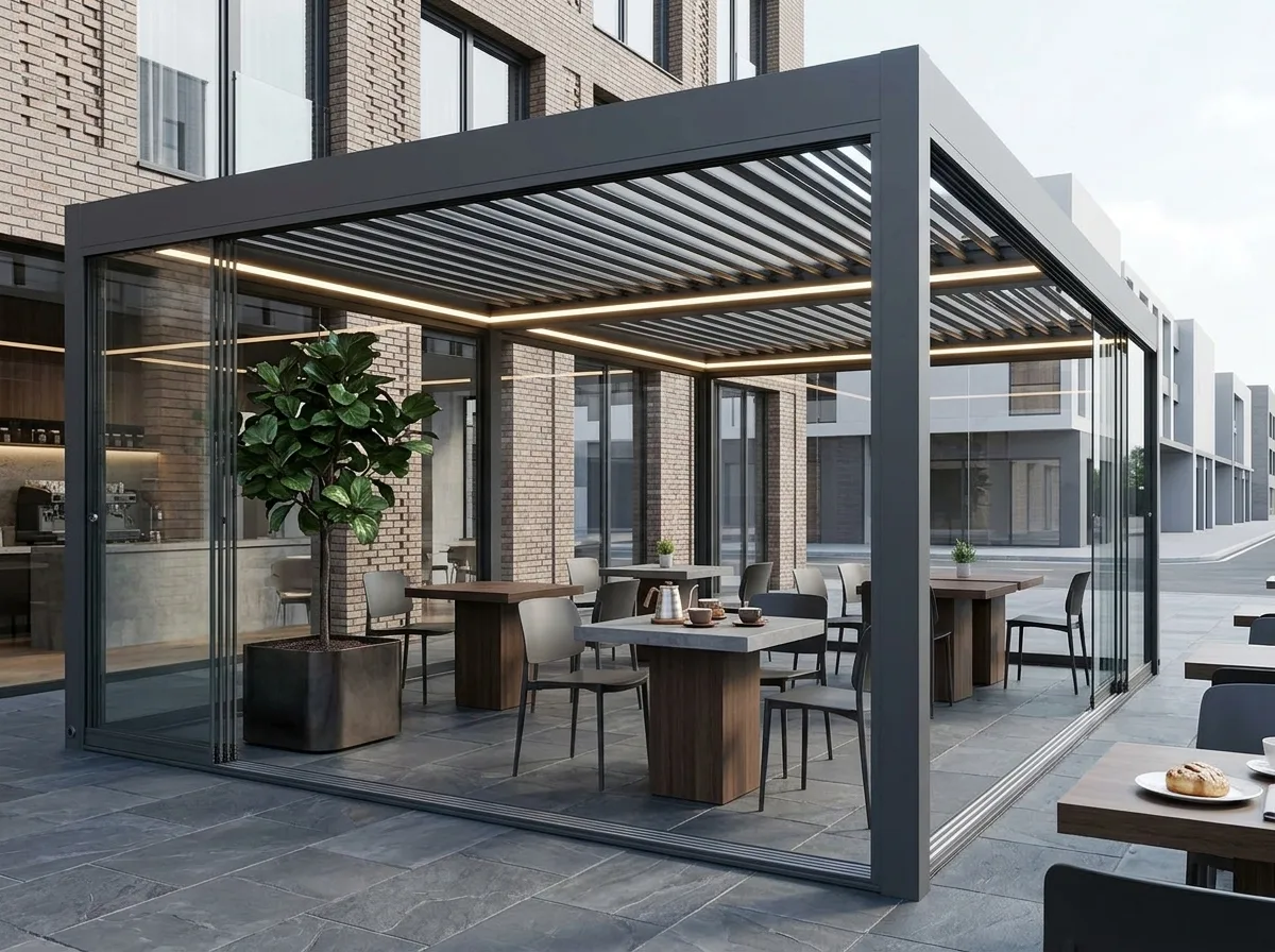 Seyrek Bioklimatik Pergola detay 2