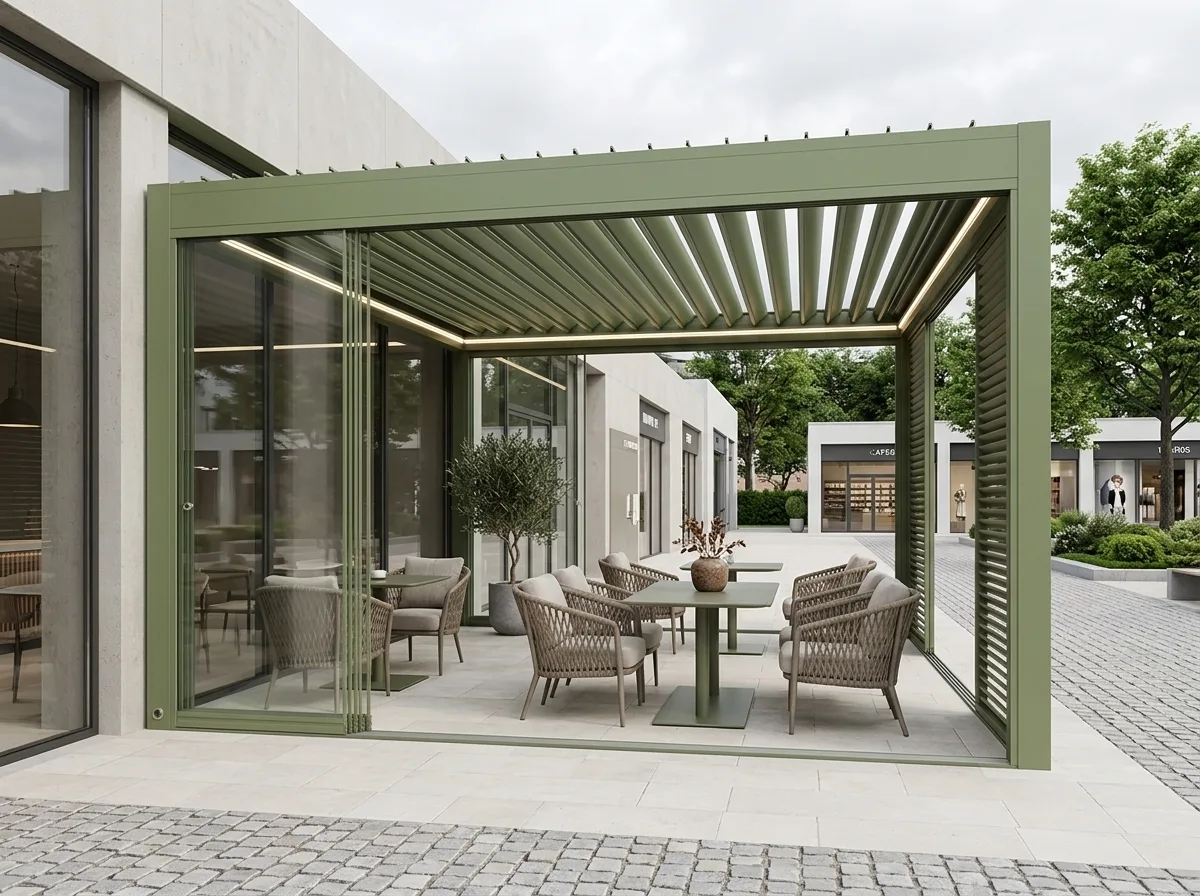 Karşıyaka Bahçe Rollingroof Pergola — Karşıyaka, İzmir